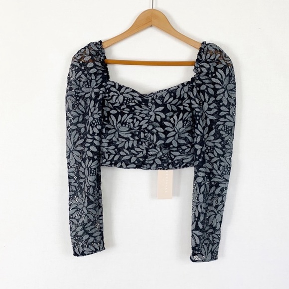 Keepsake The Label Lace Crop Top, New - Picture 2 of 6